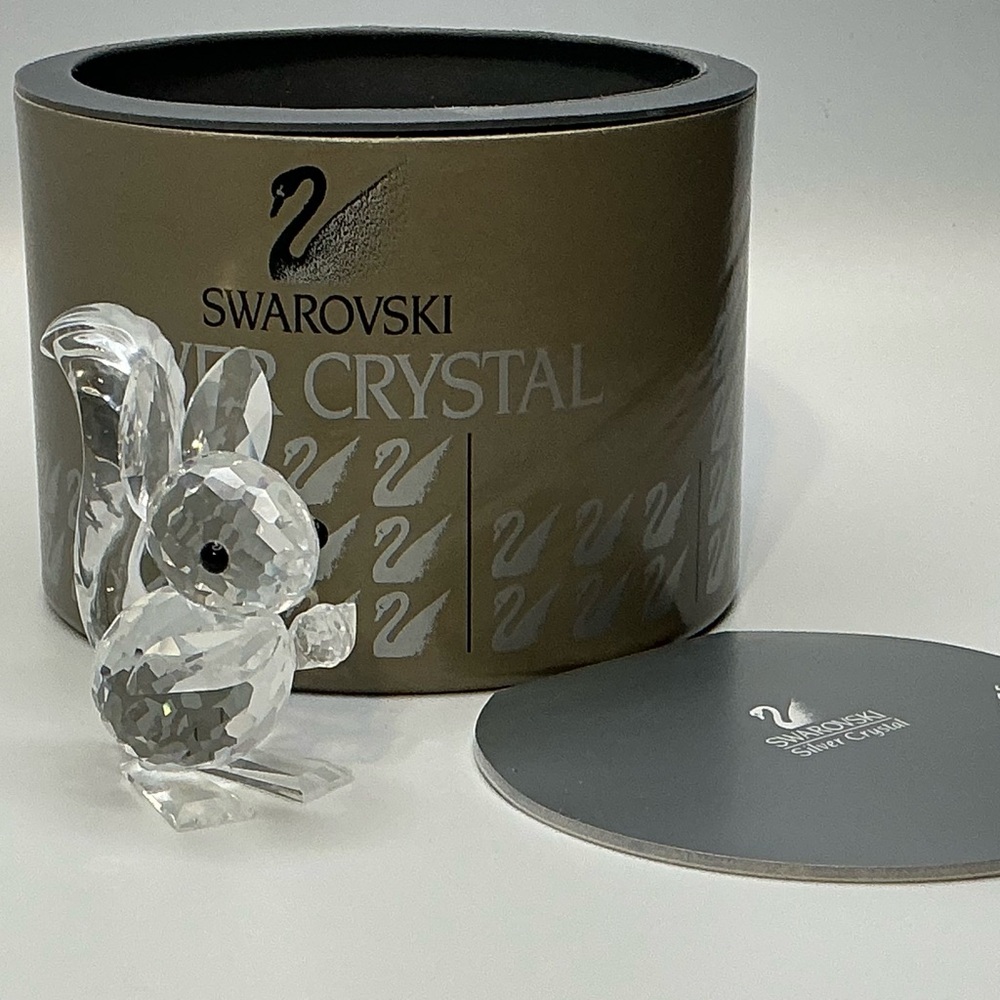 Swarovski Crystal Squirrel Figurine